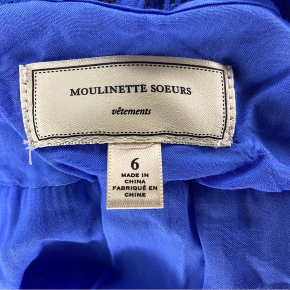 Anthropologie Moulinette Soeurs Liliflora Lace A-Line Cocktail Garden Dress 6 - Picture 6 of 7